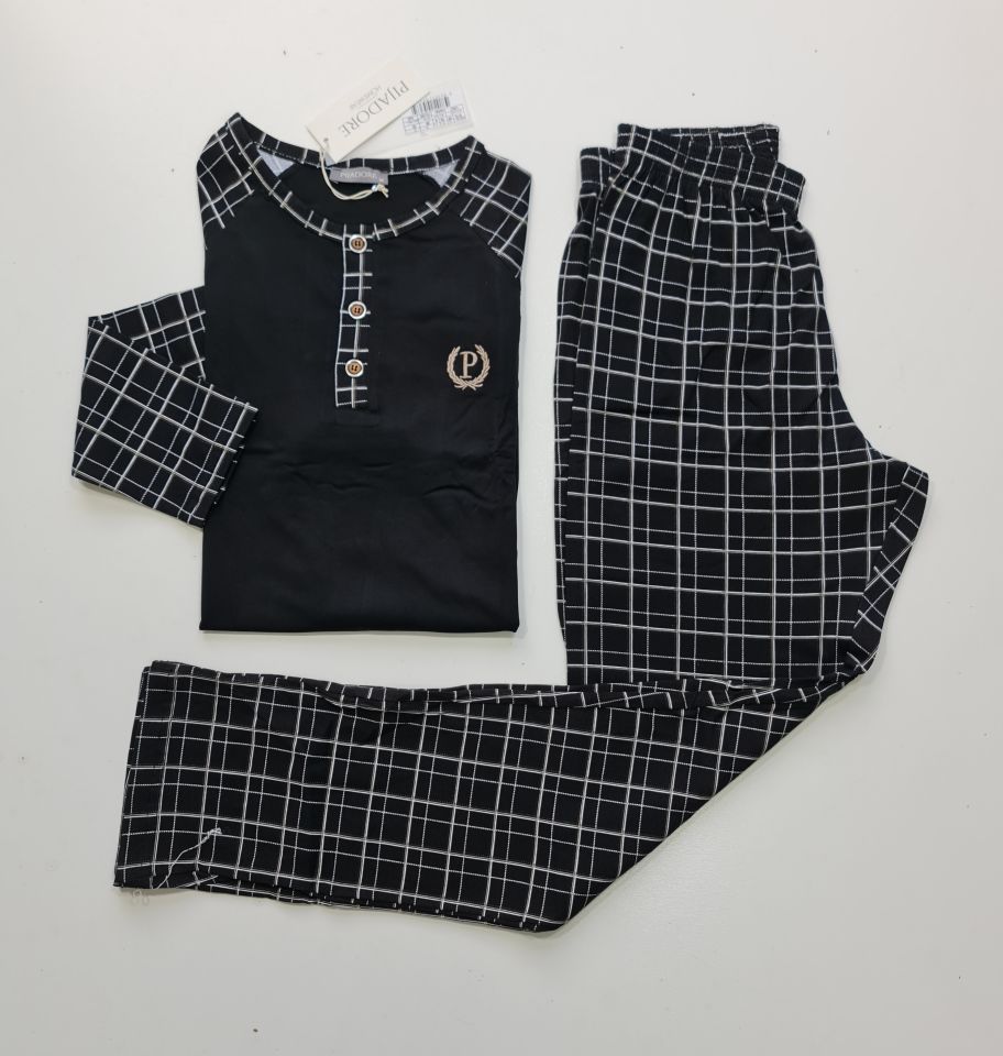 Pijadore Uzun Kol Kışlık Erkek Pijama Takım