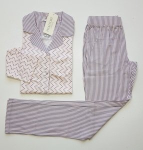 Pijadore Pembe Uzun Kol Yazlık Kadın Pijama Takım