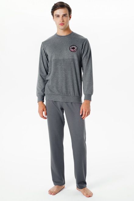 Pijadore Uzun Kol Kışlık Erkek Pijama Takım
