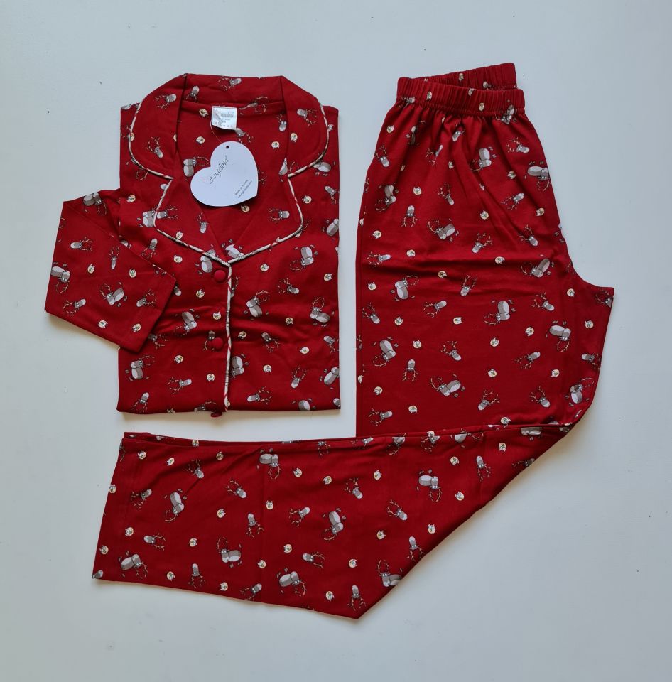 Angelina Uzun Kol Yazlık Kadın Pijama Takım