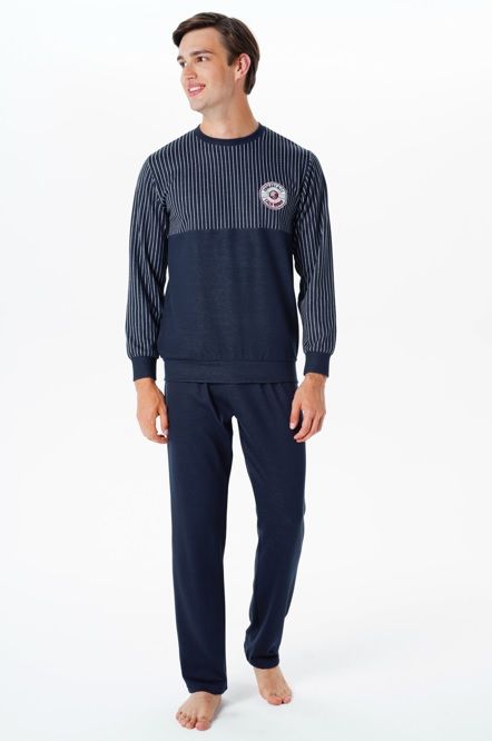 Pijadore Uzun Kol Kışlık Erkek Pijama Takım