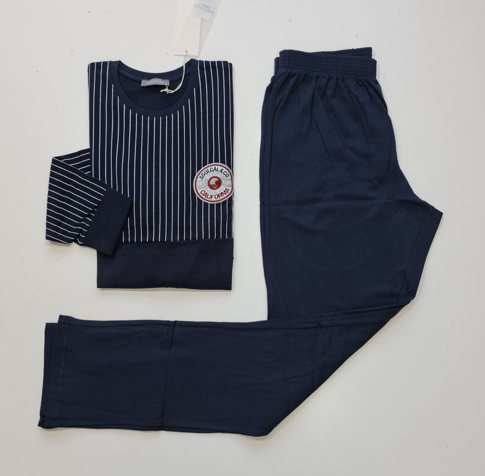 Pijadore Uzun Kol Kışlık Erkek Pijama Takım