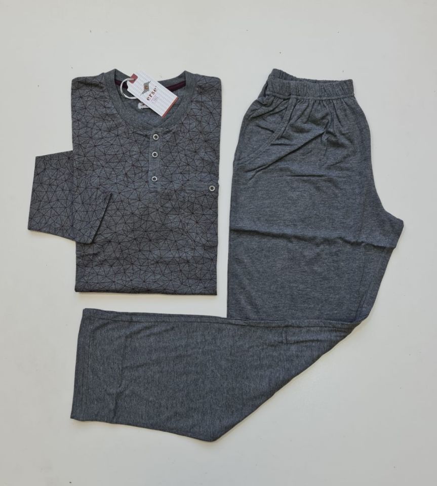 Erse Uzun Kol Yazlık Erkek Pijama Takım