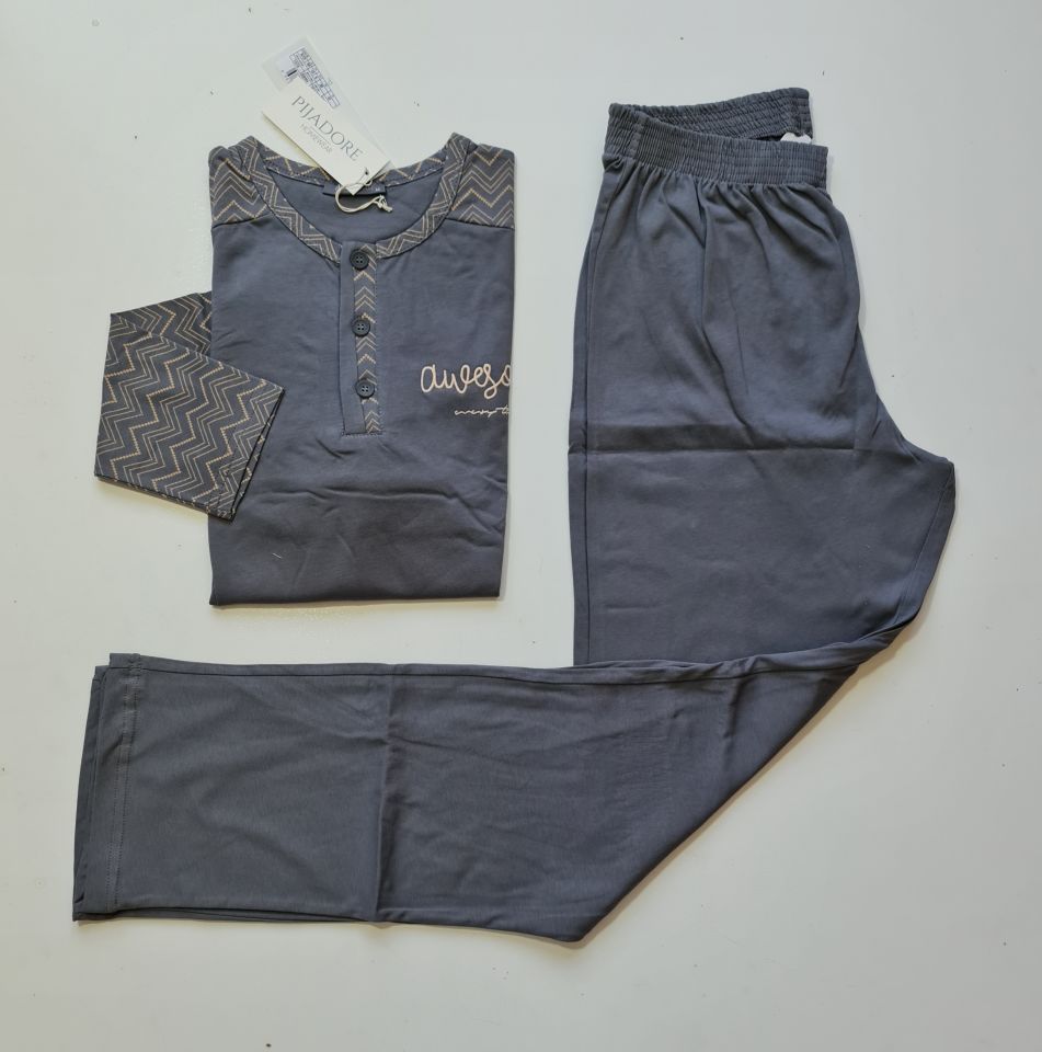 Pijadore Uzun Kol Kışlık Erkek Pijama Takım