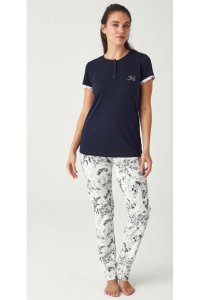 Mod Kısa Kol Yazlık Kadın Pijama Takım