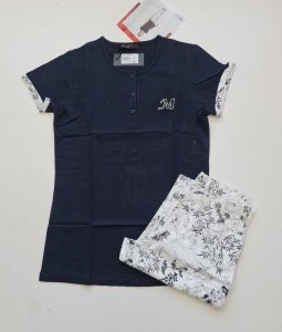 Mod Kısa Kol Yazlık Kadın Pijama Takım