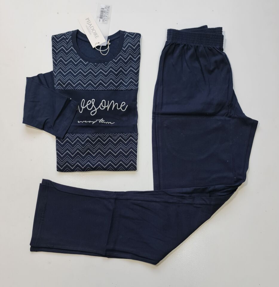 Pijadore Uzun Kol Kışlık Erkek Pijama Takım