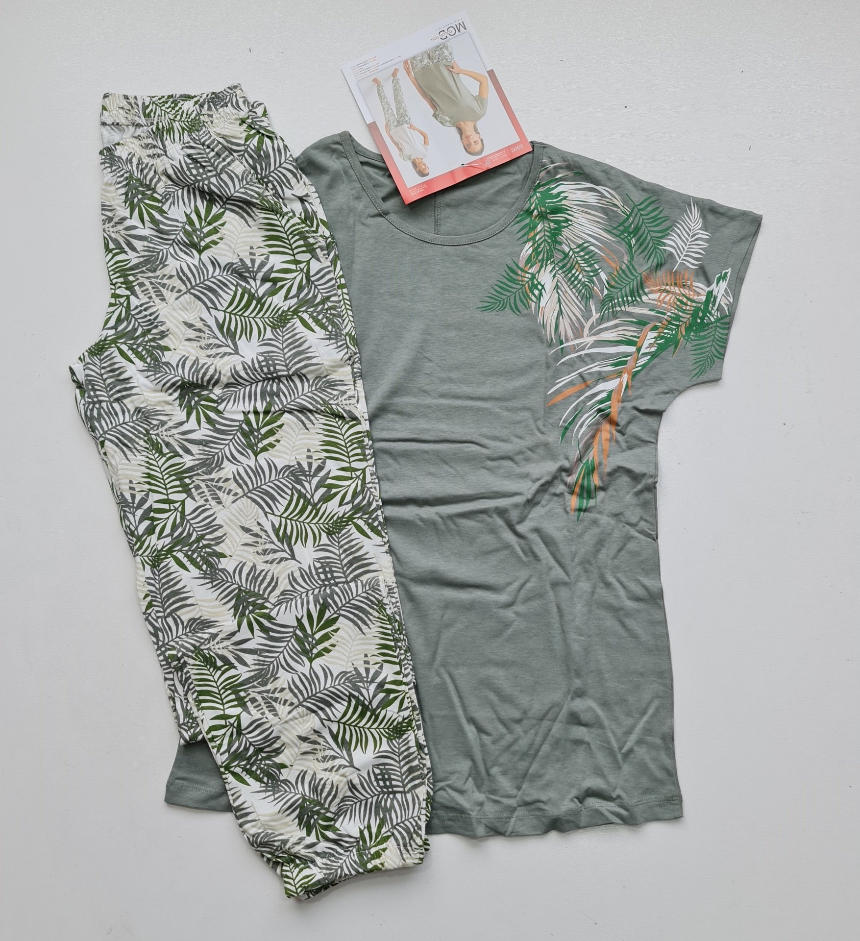 Mod Kısa Kol Yazlık Kadın Pijama Takım