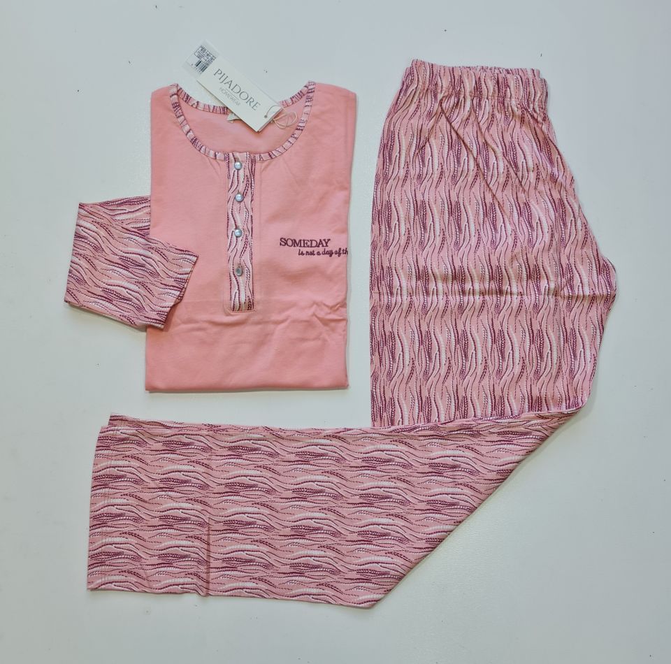 Pijadore Uzun Kol Kışlık Kadın Pijama Takım