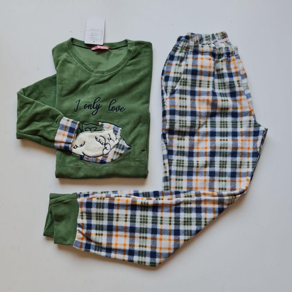 İbiza Kadın Kadife Pijama Takım