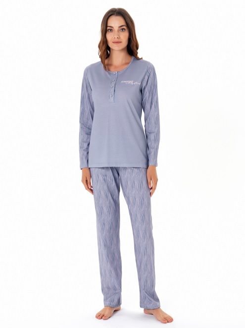 Pijadore Uzun Kol Kışlık Kadın Pijama Takım