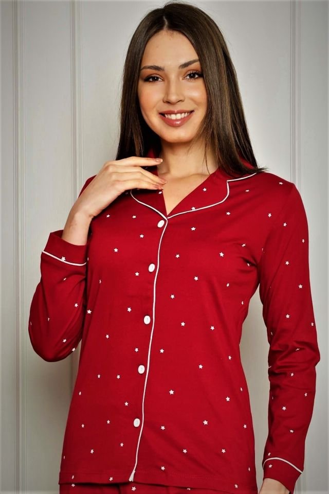 Alimer Uzun Kol Yazlık Kadın Pijama Takım