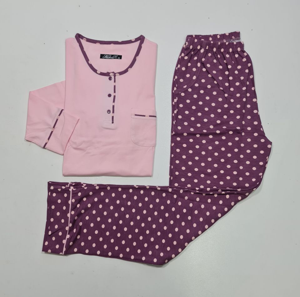 Alimer Uzun Kol Yazlık Kadın Pijama Takım
