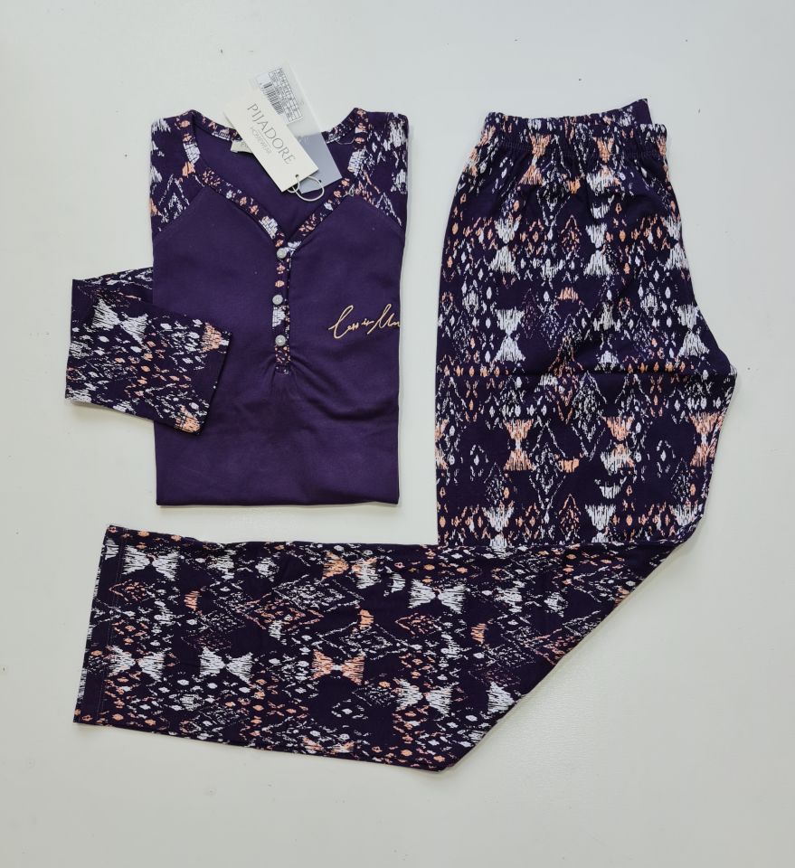 Pijadore Uzun Kol Kışlık Kadın Pijama Takım