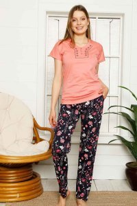 Alimer Kısa Kol Yazlık Kadın Pijama Takım