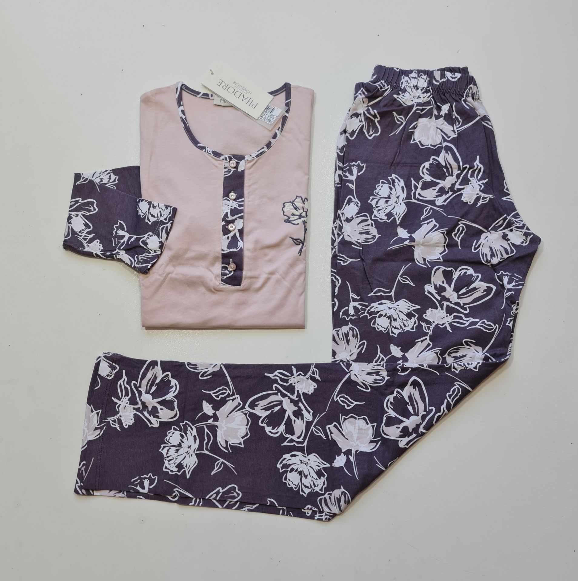 Pijadore Uzun Kol Kışlık Kadın Pijama Takım