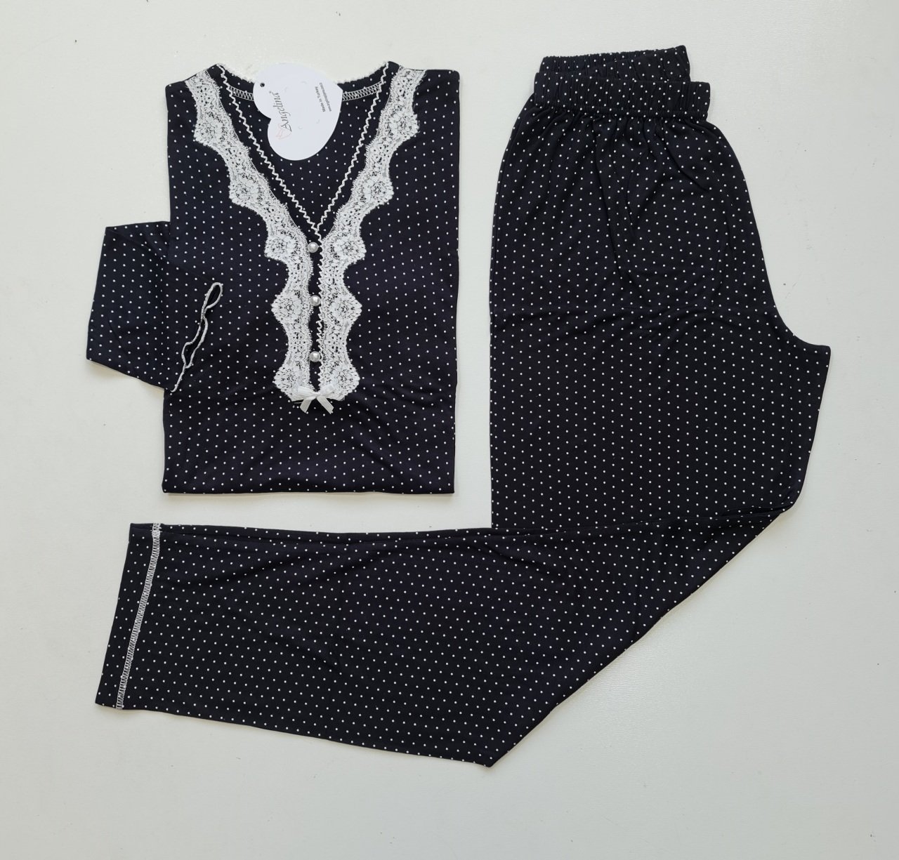 Angelina Uzun Kol Yazlık Kadın Pijama Takım