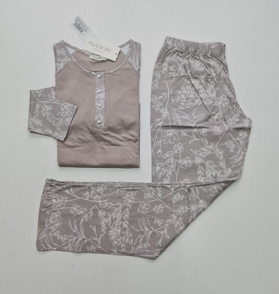 Pijadore Uzun Kol Kışlık Kadın Pijama Takım