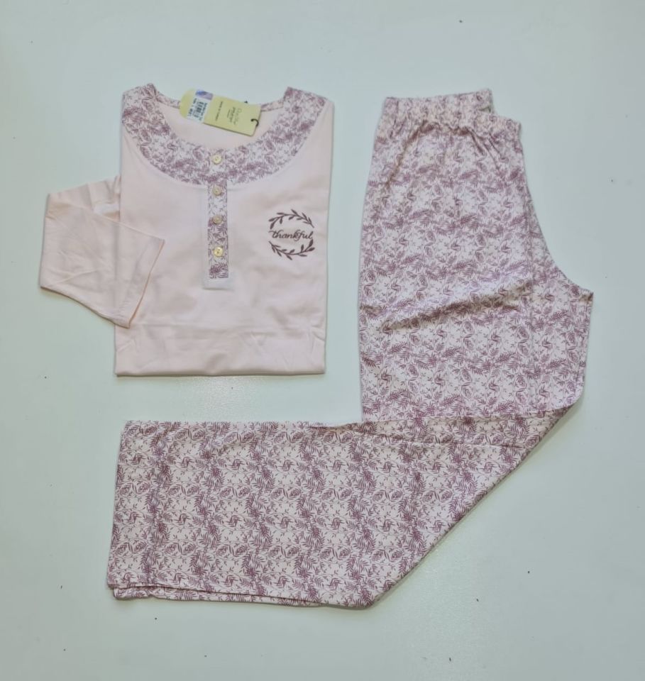 Over Sleep Uzun Kol Yazlık Kadın Pijama Takım