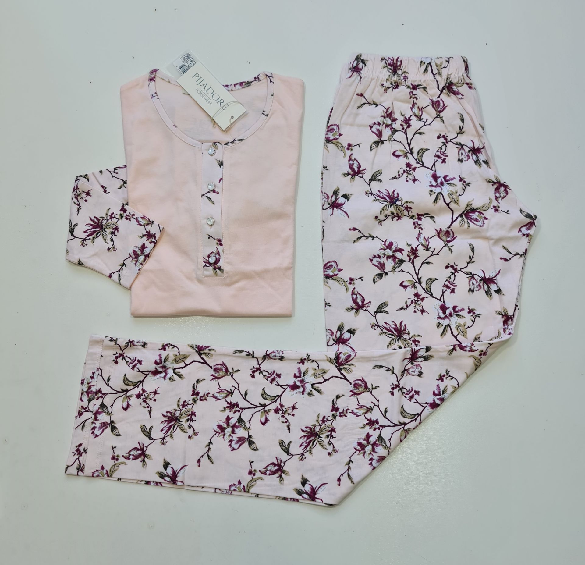 Pijadore Uzun Kol Kışlık Kadın Pijama Takım