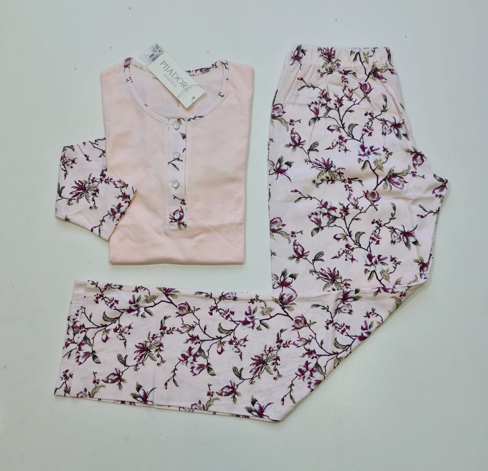 Pijadore Uzun Kol Kışlık Kadın Pijama Takım