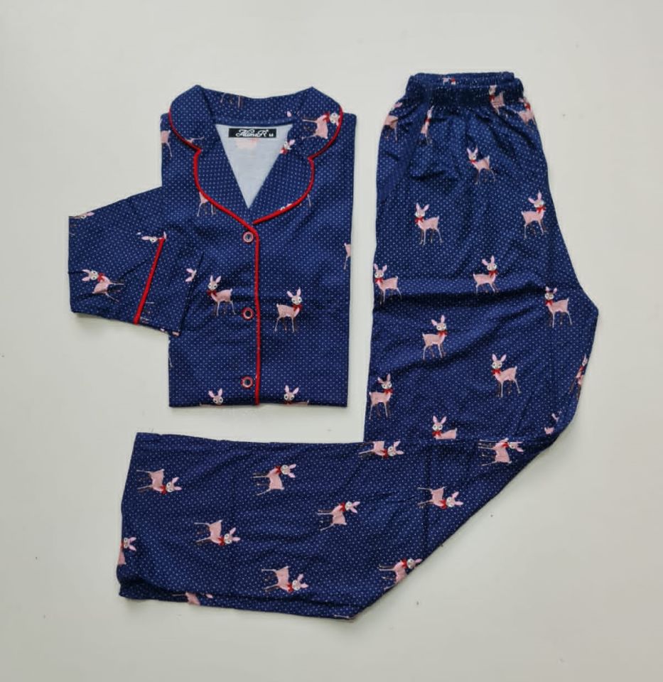 Alimer Uzun Kol Yazlık Kadın Pijama Takım