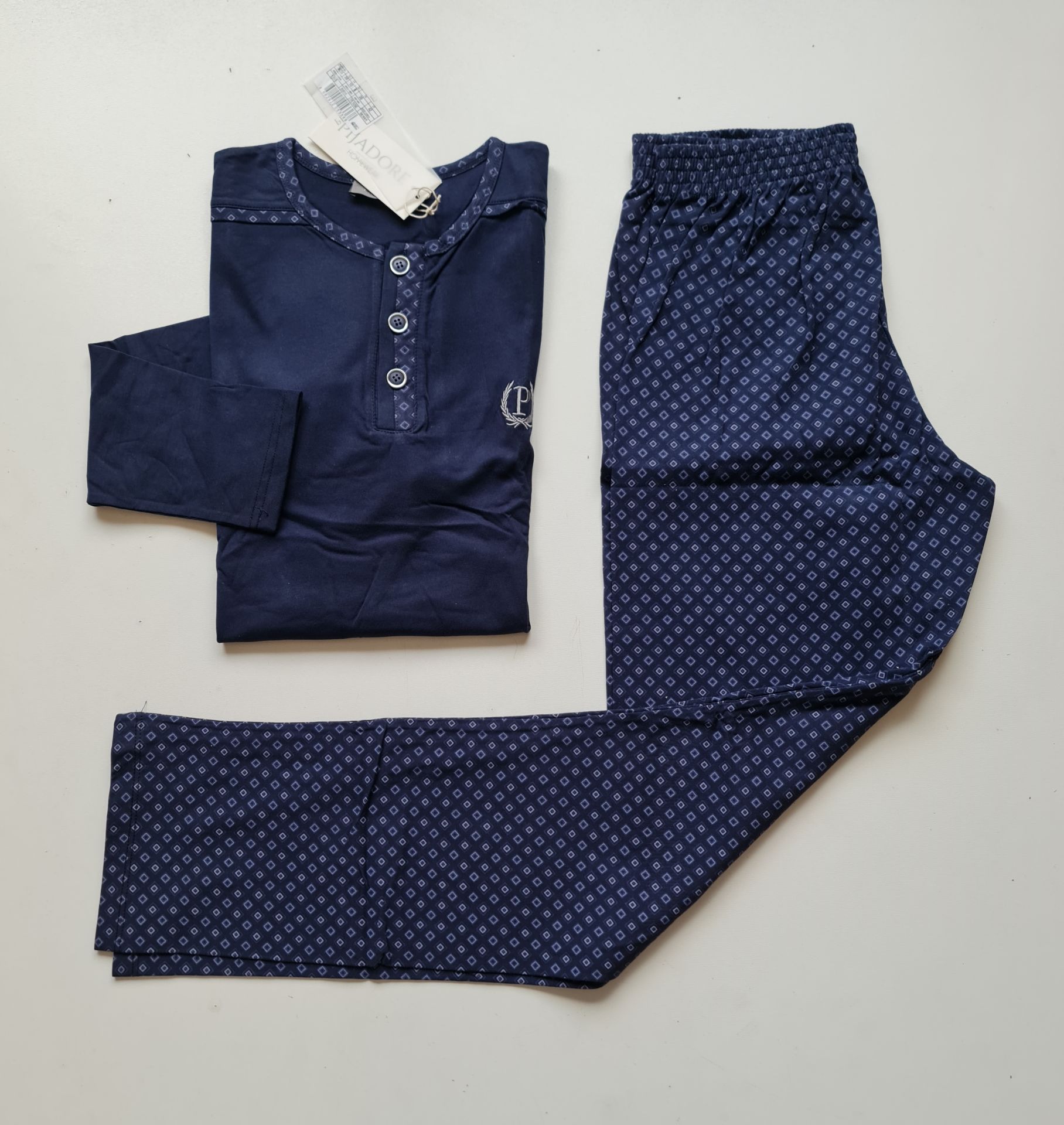 Pijadore Uzun Kol Kışlık Erkek Pijama Takım