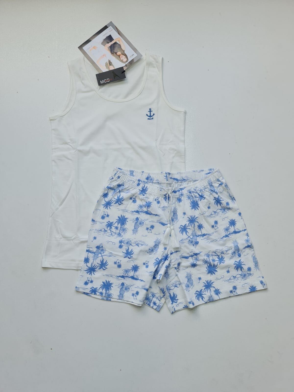 Mod Kısa Kol Yazlık Kadın Şortlu Pijama Takım