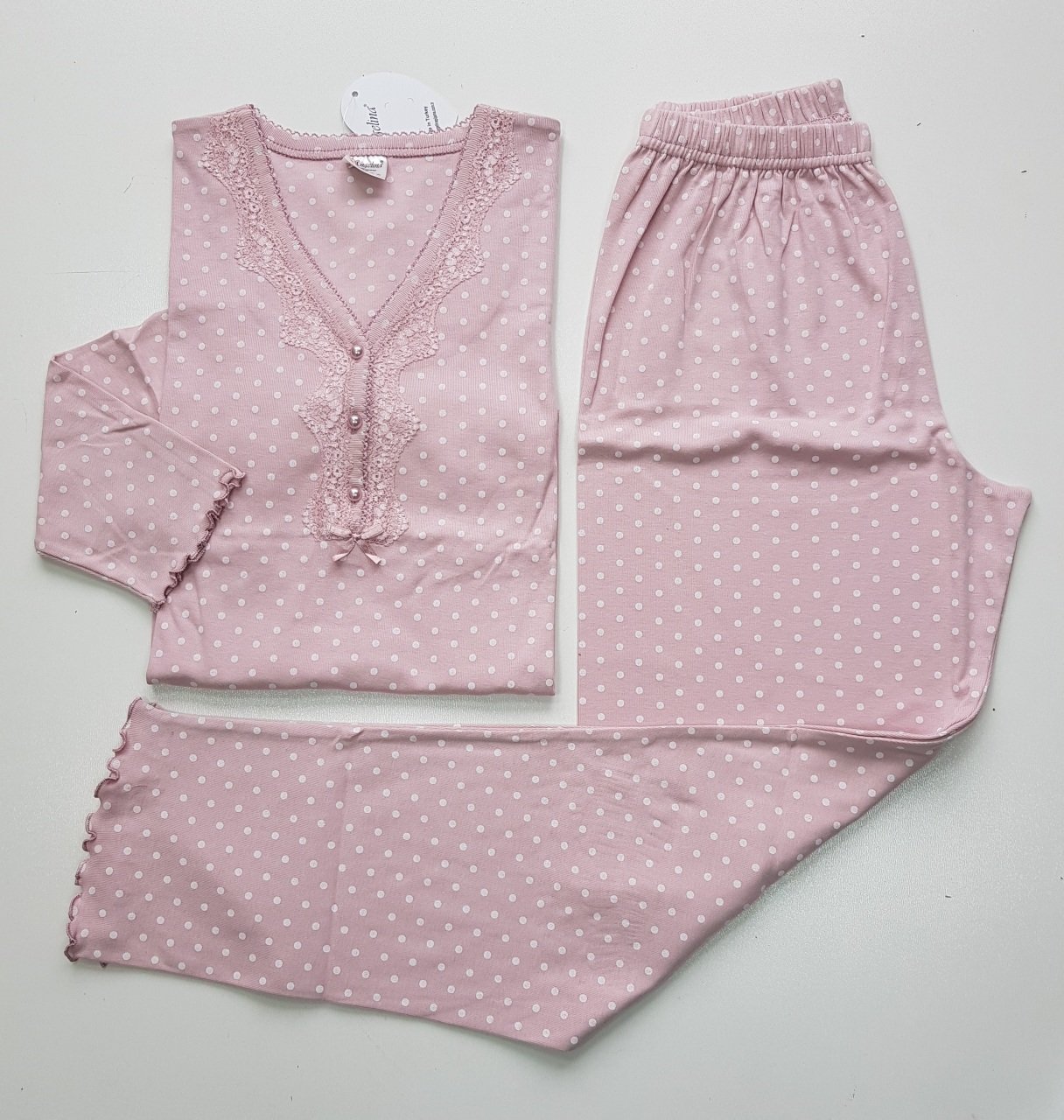 Angelina Uzun Kol Yazlık Kadın Pijama Takım