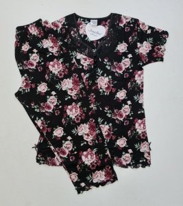 Angelina Kısa Kol Yazlık Kadın Kapri Pijama Takım