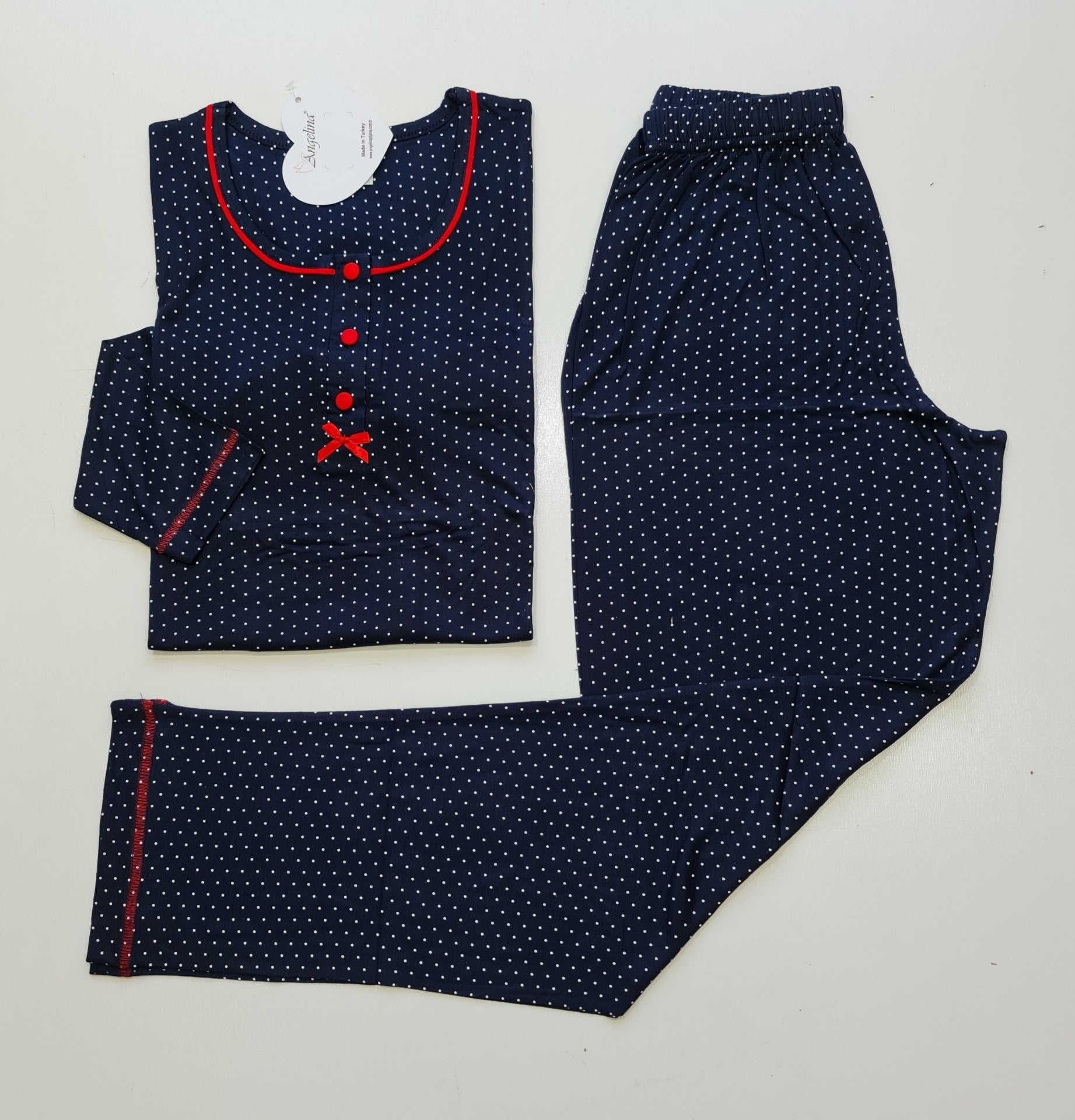 Angelina Uzun Kol Yazlık Kadın Pijama Takım