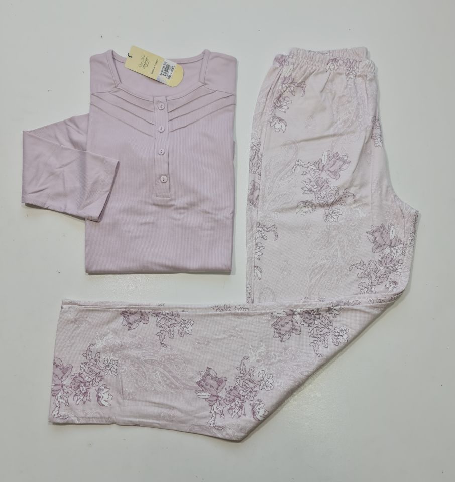 Over Sleep Uzun Kol Kışlık Kadın Pijama Takım