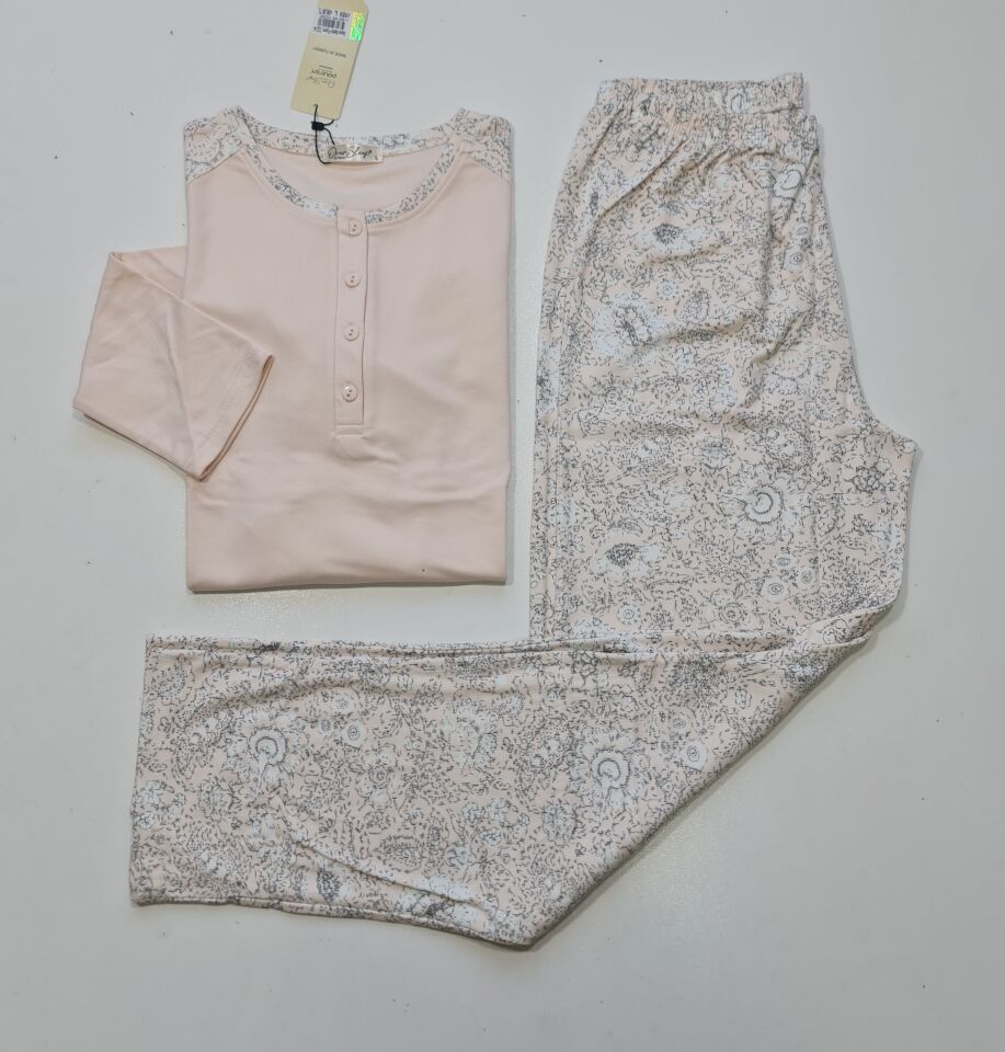 Over Sleep Uzun Kol Kışlık Kadın Pijama Takım