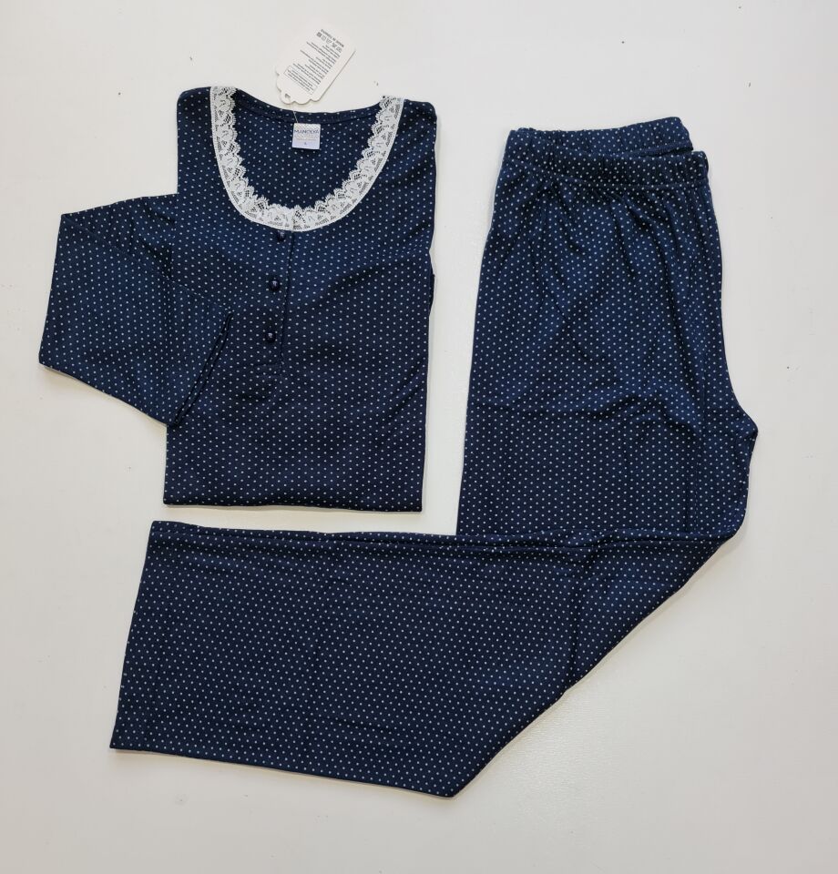 Manolya Uzun Kol Kışlık Kadın Pijama Takım
