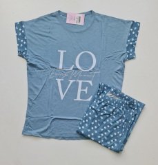 Mihra Kısa Kol Yazlık Kadın Pijama Takım