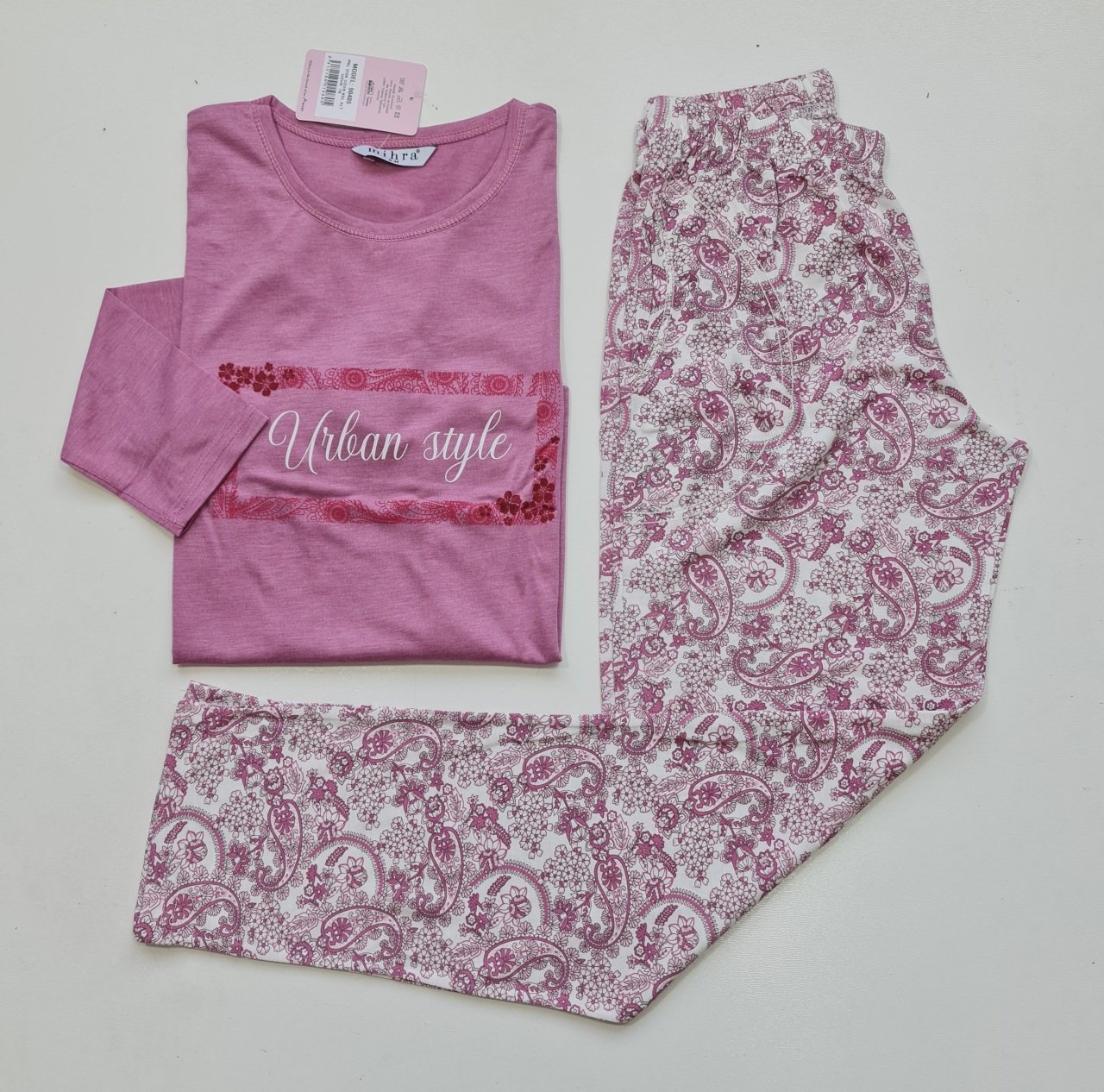 Mihra Uzun Kol Yazlık Kadın Pijama Takım