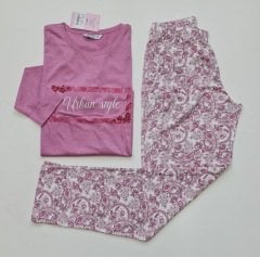 Mihra Uzun Kol Yazlık Kadın Pijama Takım