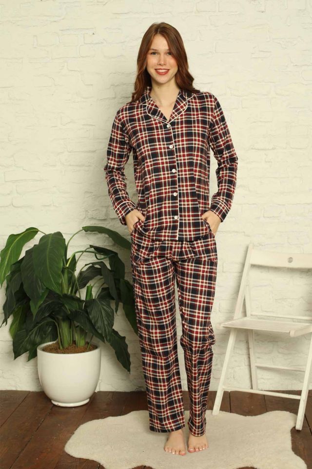 Alimer Uzun Kol Yazlık Kadın Pijama Takım
