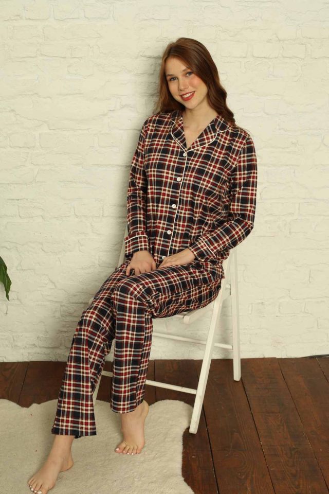 Alimer Uzun Kol Yazlık Kadın Pijama Takım