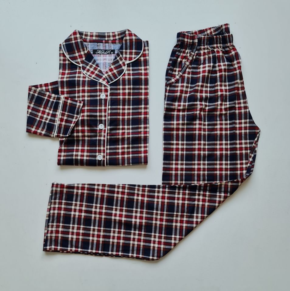 Alimer Uzun Kol Yazlık Kadın Pijama Takım