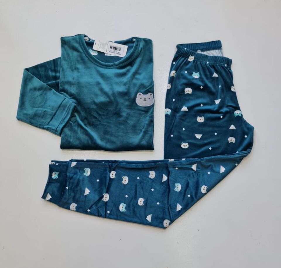 Kadın Kışlık Kadife Pijama Takım