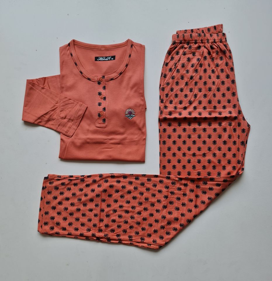 Alimer Uzun Kol Yazlık Kadın Pijama Takım