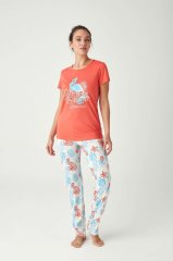 Mod Turucu Kısa Kol Yazlık Kadın Pijama Takım