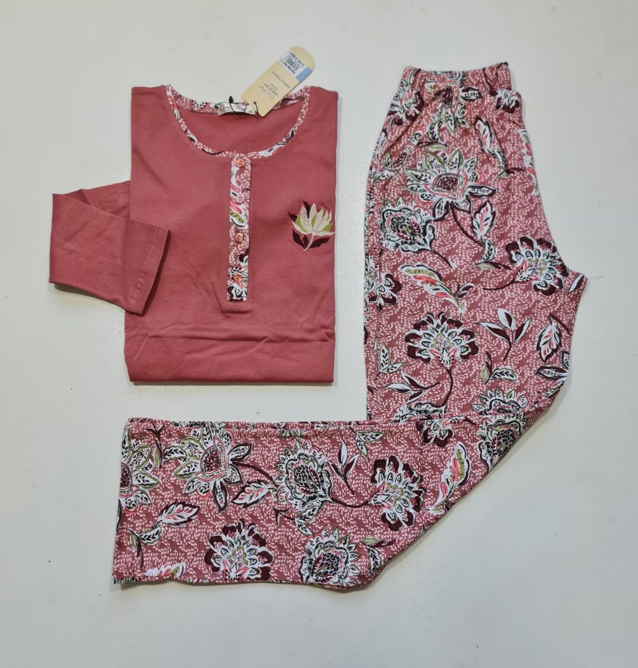 Over Sleep Uzun Kol Yazlık Kadın Pijama Takım