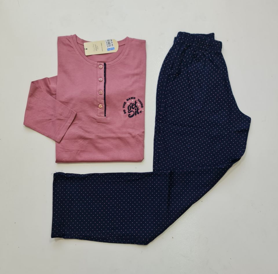 Over Sleep Uzun Kol Yazlık Kadın Pijama Takım