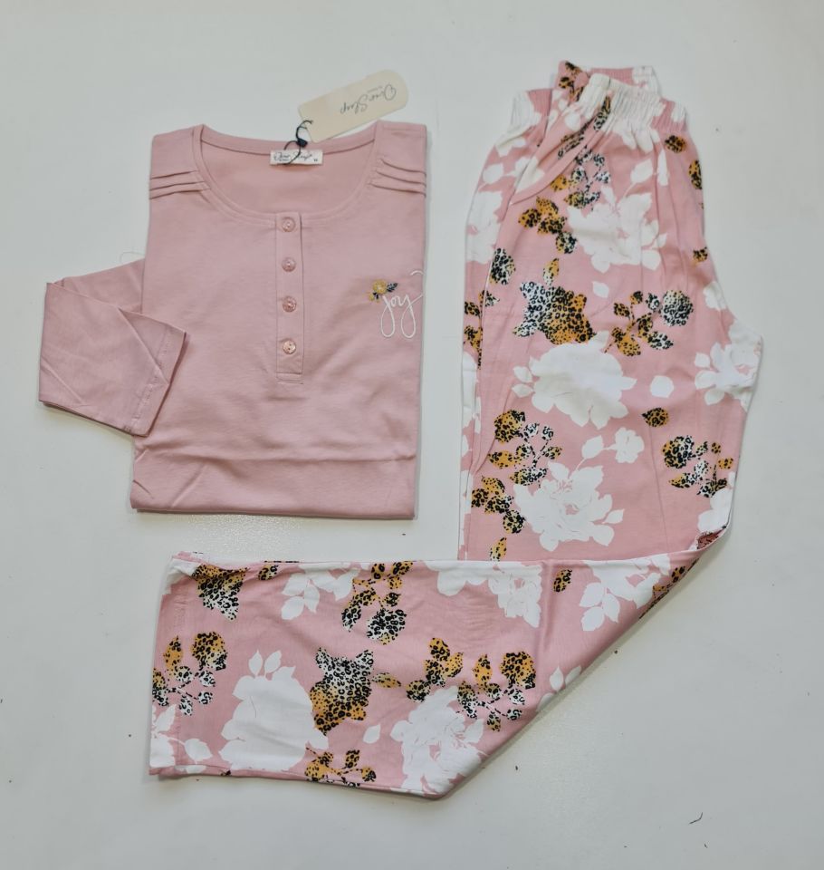 Over Sleep Uzun Kol Yazlık Kadın Pijama Takım
