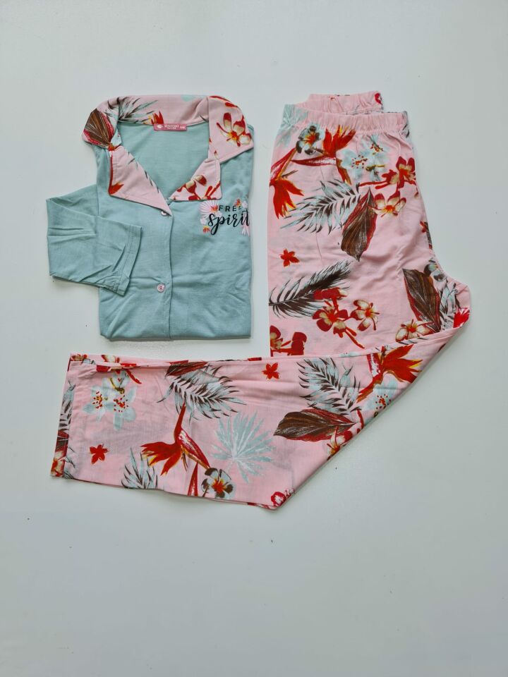 Senfoni Uzun Kol Yazlık Kadın Pijama Takım