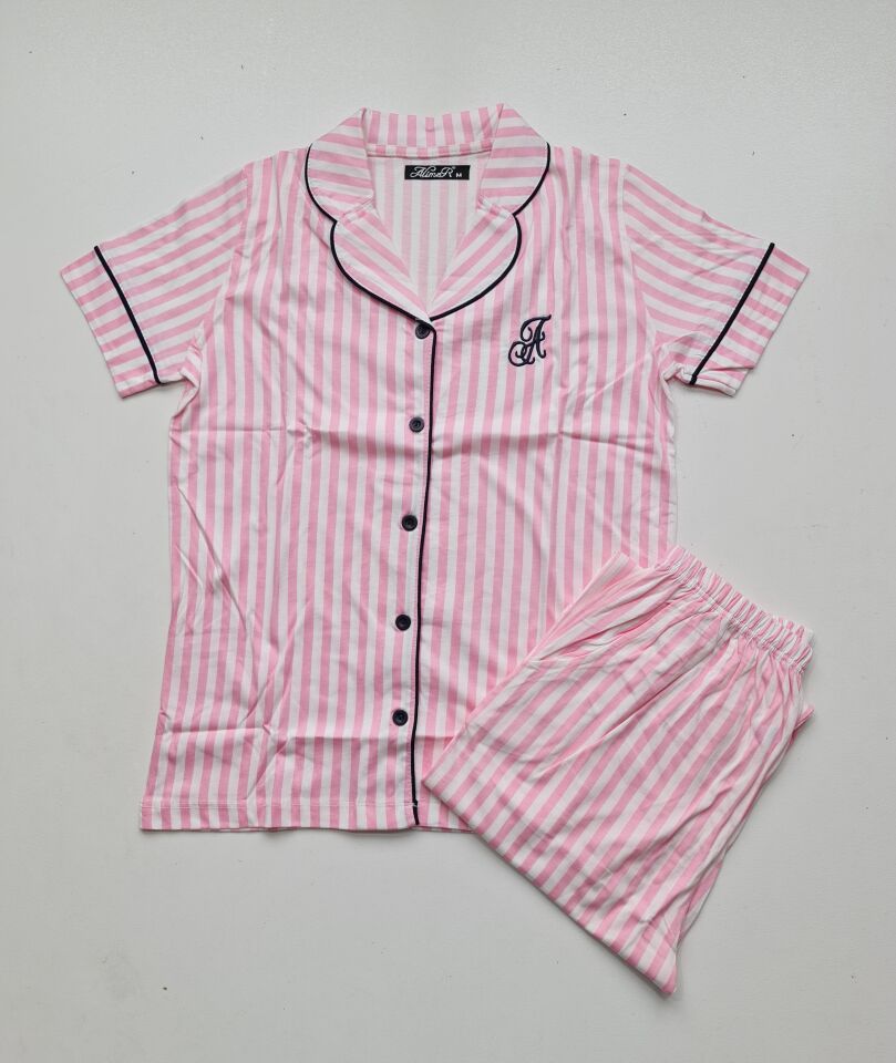 Alimer Kısa Kol Yazlık Kadın Pijama Takım