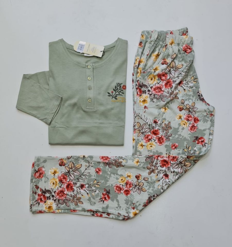 Over Sleep Uzun Kol Kışlık Kadın Pijama Takım