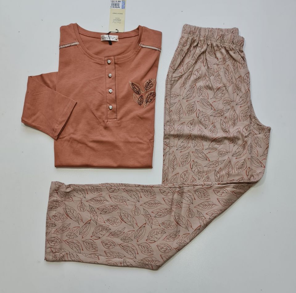 Over Sleep Uzun Kol Mevsimlik Kadın Pijama Takım